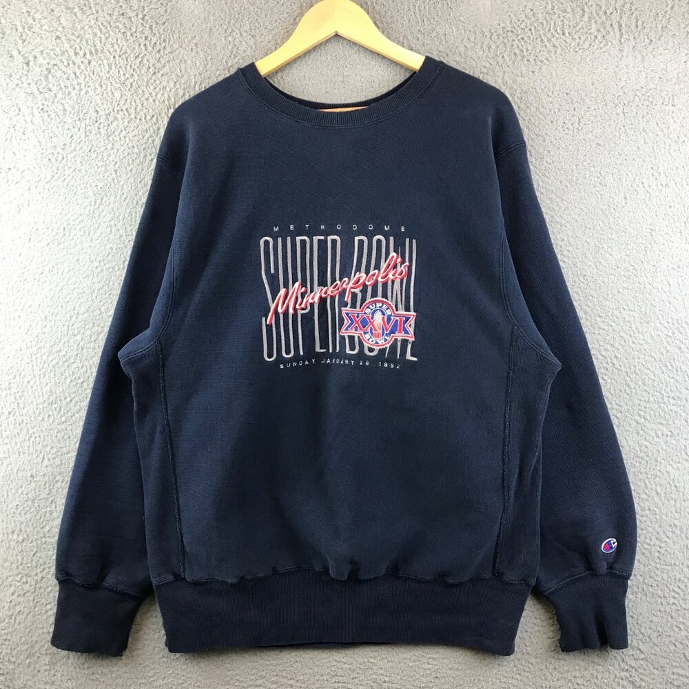 Champion Reverse Weave Minneapolis Super Bowl XVI‎ Sweatshirt X-Large